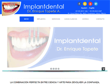 Tablet Screenshot of implantdental.com.mx